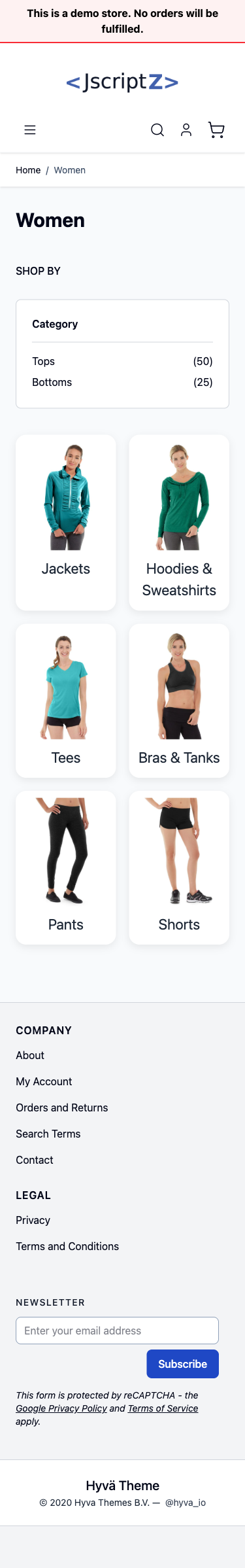 Mobile Responsive View